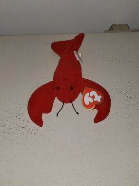 Ty Beanie Baby Pinchers Lobster Plush Toy - Collectible
